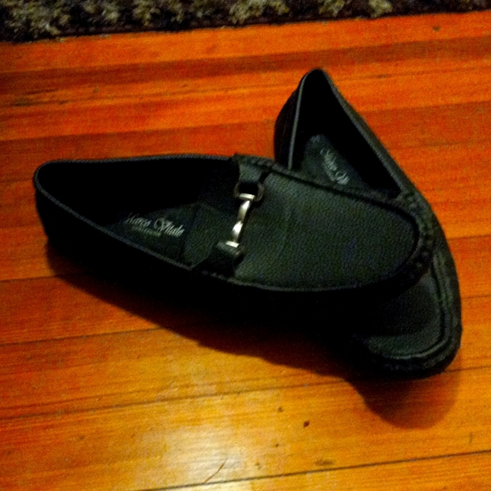 Mens Marco Vitale black sz 11 loafers